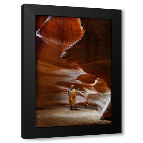 Guiding Light IV Black Modern Wood Framed Art Print by Drost, David