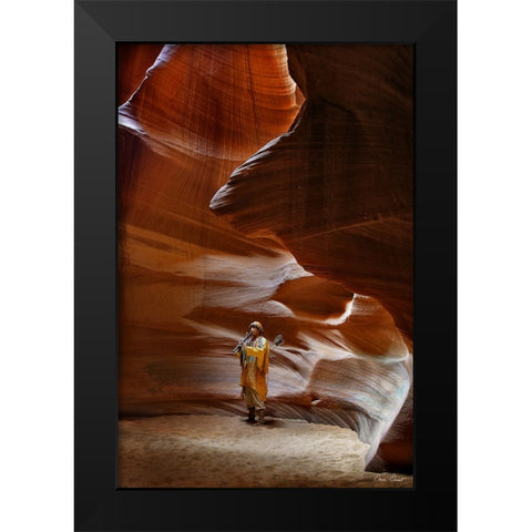 Guiding Light IV Black Modern Wood Framed Art Print by Drost, David