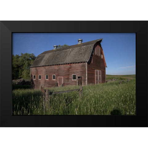 Rustic Palouse Barn II Black Modern Wood Framed Art Print by Drost, David