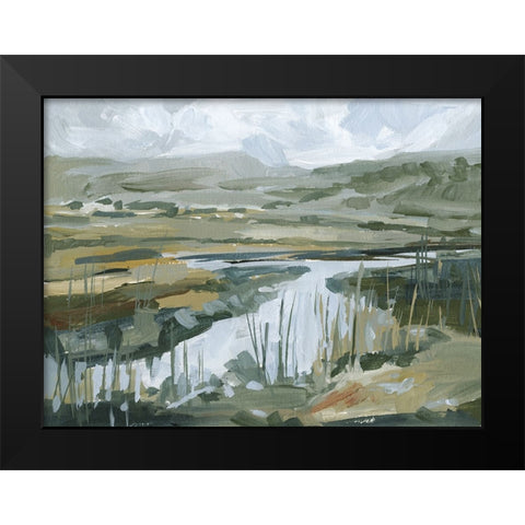 Wetland Vista I Black Modern Wood Framed Art Print by Barnes, Victoria