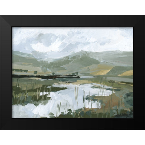 Wetland Vista II Black Modern Wood Framed Art Print by Barnes, Victoria