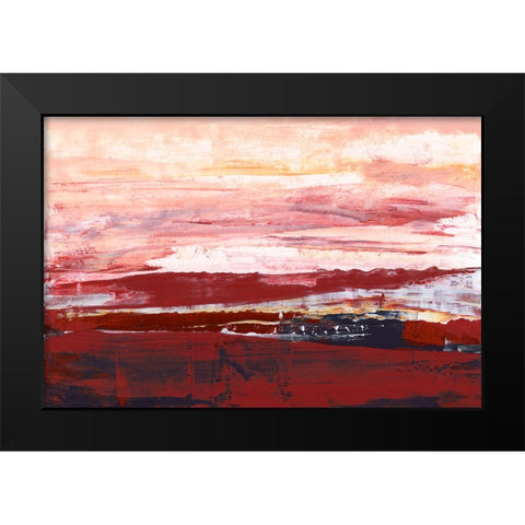 Summerset I Black Modern Wood Framed Art Print by Gordon, Sharon