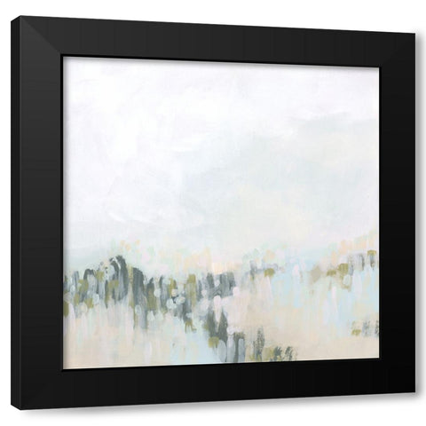 Pastel Field I Black Modern Wood Framed Art Print by Vess, June Erica