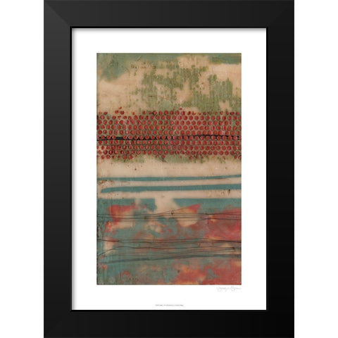 Undulate I Black Modern Wood Framed Art Print by Goldberger, Jennifer