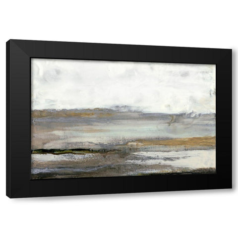 Gray Mist III Black Modern Wood Framed Art Print by Maleki, Ferdos