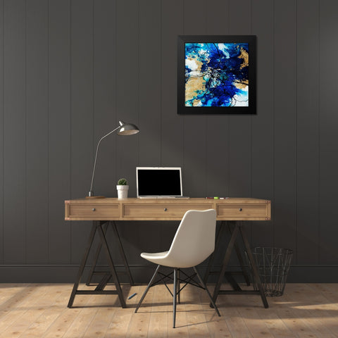Allure I Black Modern Wood Framed Art Print by Drotar, Rikki