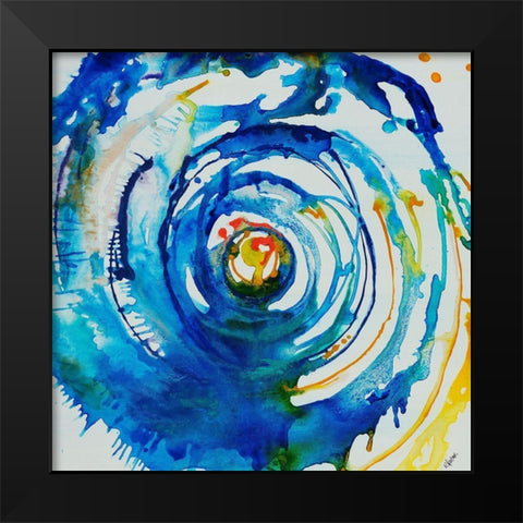 Ring Pop I Black Modern Wood Framed Art Print by Drotar, Rikki