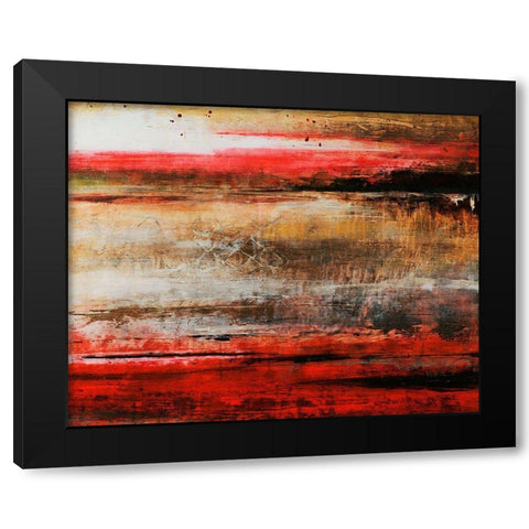 Art Zero I Black Modern Wood Framed Art Print with Double Matting by Douglass, Farrell