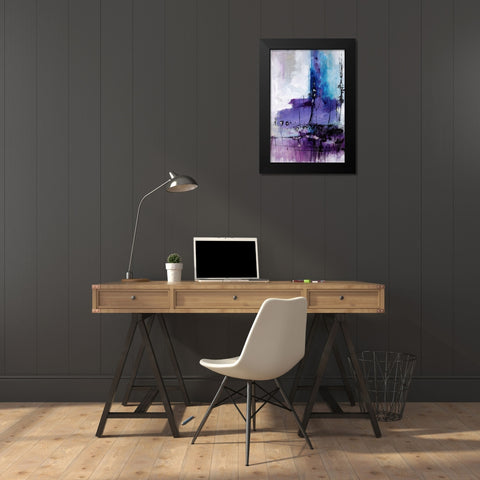 Donde Black Modern Wood Framed Art Print by Schicker, Joshua