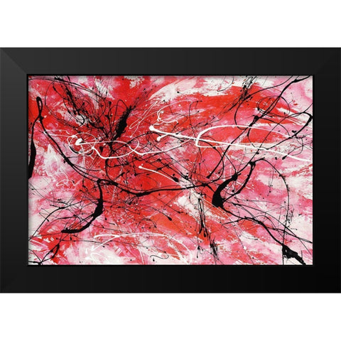 Free Style Black Modern Wood Framed Art Print by Douglass, Farrell