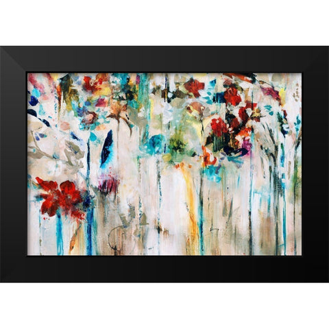 Honeybee Bait Black Modern Wood Framed Art Print by Maas, Jodi