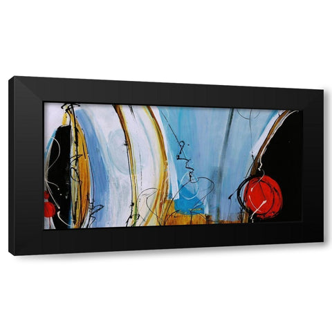 Playground Pops Black Modern Wood Framed Art Print with Double Matting by Douglass, Farrell