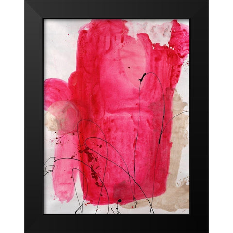 Jovial III Black Modern Wood Framed Art Print by Drotar, Rikki