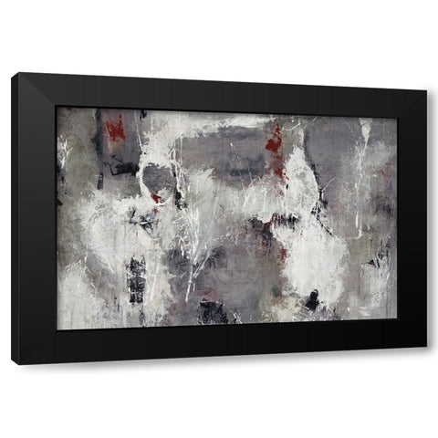 Labyrinthine Black Modern Wood Framed Art Print by Schicker, Joshua