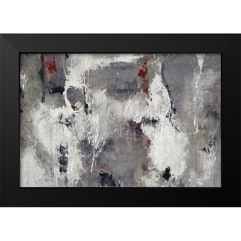 Labyrinthine Black Modern Wood Framed Art Print by Schicker, Joshua