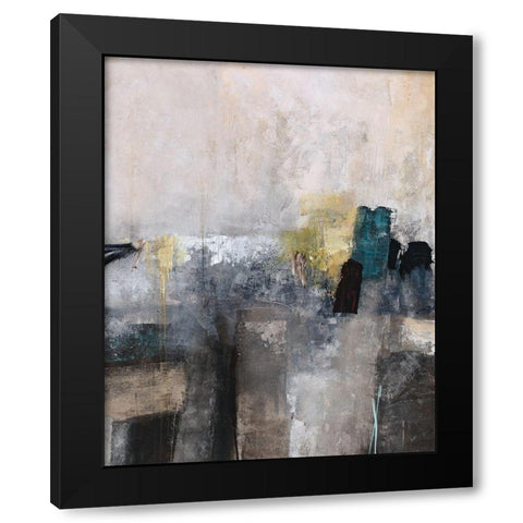 Slowly Goes the Night Black Modern Wood Framed Art Print by Rabo, Clayton