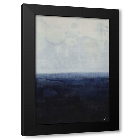 Ocean Wash Black Modern Wood Framed Art Print by Estes, Tyson