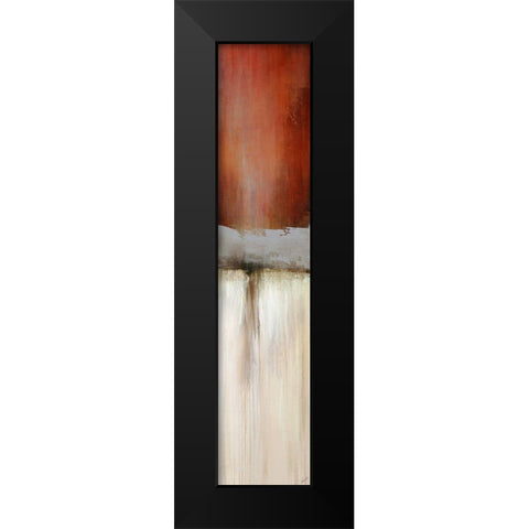 On the Way I Black Modern Wood Framed Art Print by Edmunds, Sydney