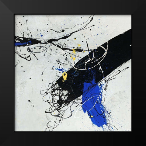 Oops I Black Modern Wood Framed Art Print by Douglass, Farrell