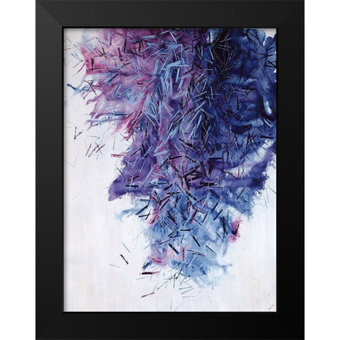 To the Point II Black Modern Wood Framed Art Print by Edmunds, Sydney