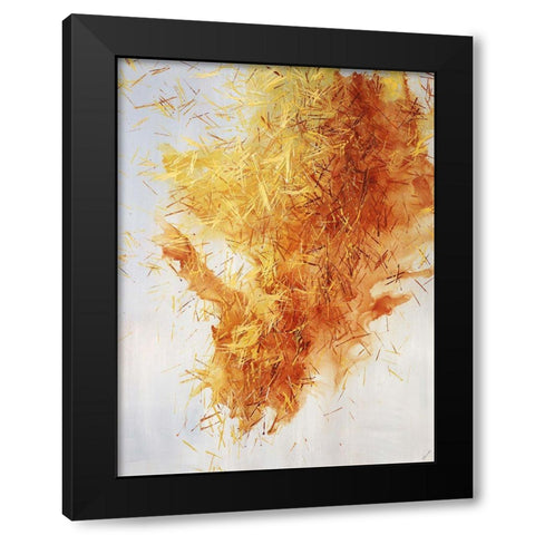 To the Point III Black Modern Wood Framed Art Print with Double Matting by Edmunds, Sydney