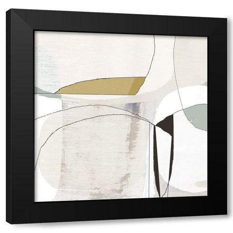 Beholder II Black Modern Wood Framed Art Print by Jasper, Sisa