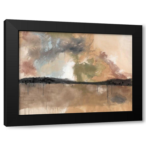 Ambient Landscape II Black Modern Wood Framed Art Print by Jasper, Sisa