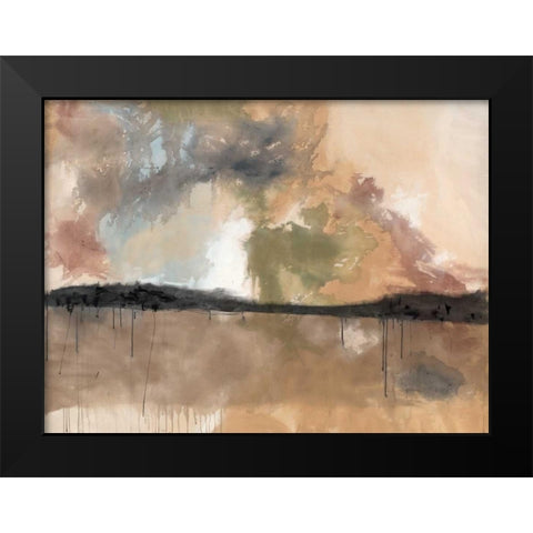 Ambient Landscape II Black Modern Wood Framed Art Print by Jasper, Sisa