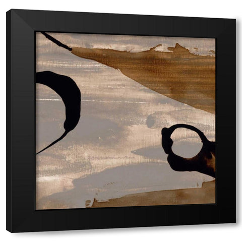 Gossamer II Black Modern Wood Framed Art Print by Jasper, Sisa