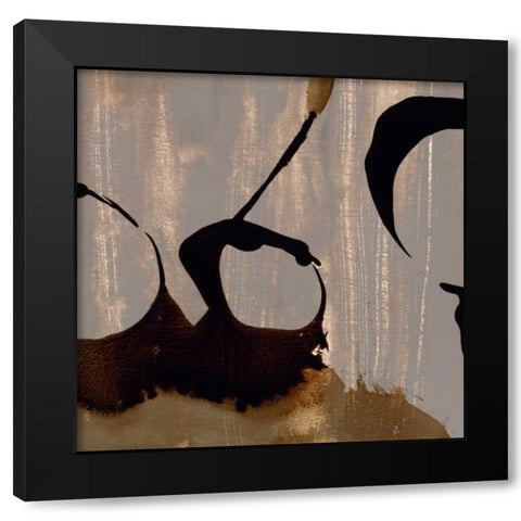 Gossamer III Black Modern Wood Framed Art Print by Jasper, Sisa