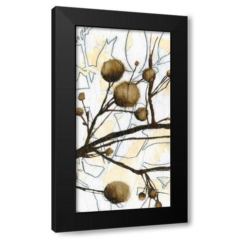 Willow Blooms II Black Modern Wood Framed Art Print with Double Matting by Goldberger, Jennifer