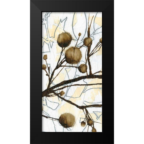 Willow Blooms II Black Modern Wood Framed Art Print by Goldberger, Jennifer