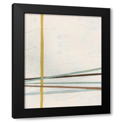 Tangle I Black Modern Wood Framed Art Print by Vess, June Erica