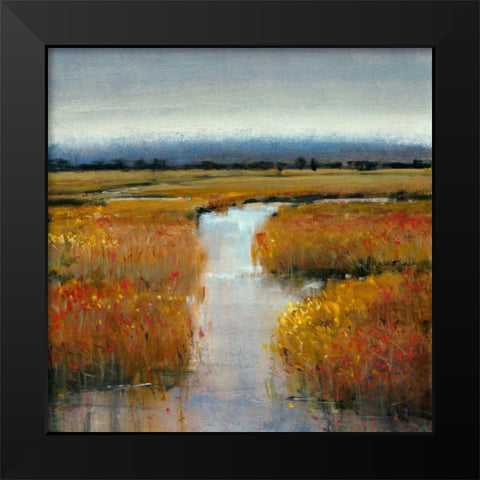 Marsh Land II Black Modern Wood Framed Art Print by OToole, Tim