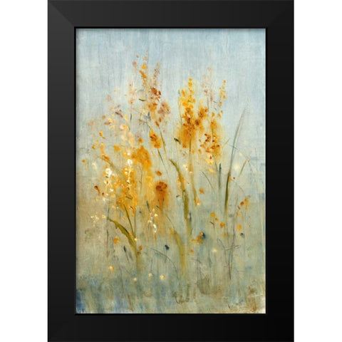 Spray of Wildflowers I Black Modern Wood Framed Art Print by OToole, Tim