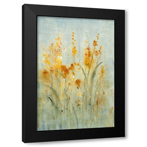 Spray of Wildflowers II Black Modern Wood Framed Art Print by OToole, Tim