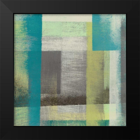 Overspray I Black Modern Wood Framed Art Print by Goldberger, Jennifer