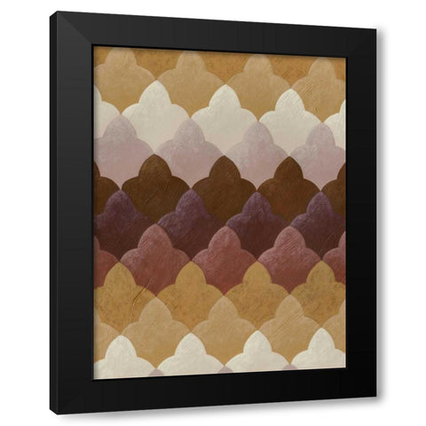 Plum Orchard I Black Modern Wood Framed Art Print with Double Matting by Zarris, Chariklia