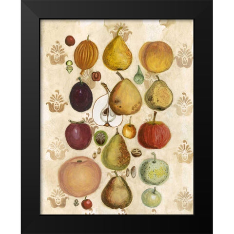 Edible Botanical II Black Modern Wood Framed Art Print by McCavitt, Naomi