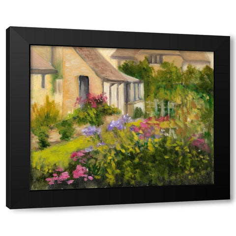 Cotswold Cottage II Black Modern Wood Framed Art Print by Weber, Mary Jean