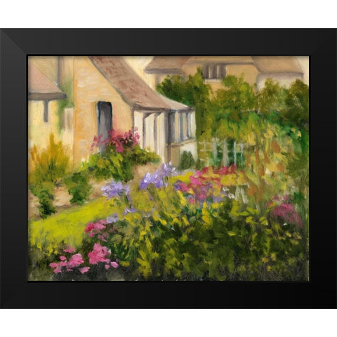 Cotswold Cottage II Black Modern Wood Framed Art Print by Weber, Mary Jean