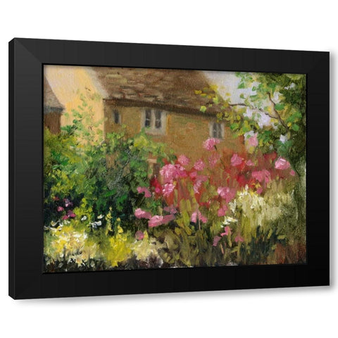 Cotswold Cottage IV Black Modern Wood Framed Art Print by Weber, Mary Jean