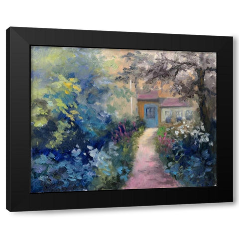 Cotswold Cottage VI Black Modern Wood Framed Art Print by Weber, Mary Jean