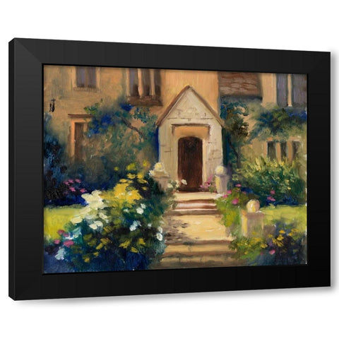 Cotswold Cottage VII Black Modern Wood Framed Art Print with Double Matting by Weber, Mary Jean