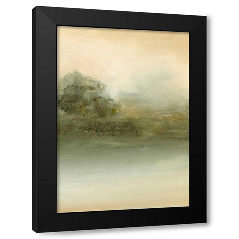 Spring Tree II Black Modern Wood Framed Art Print with Double Matting by Gordon, Sharon
