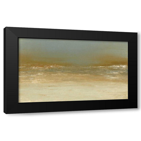 Sea Breezes II Black Modern Wood Framed Art Print with Double Matting by Gordon, Sharon