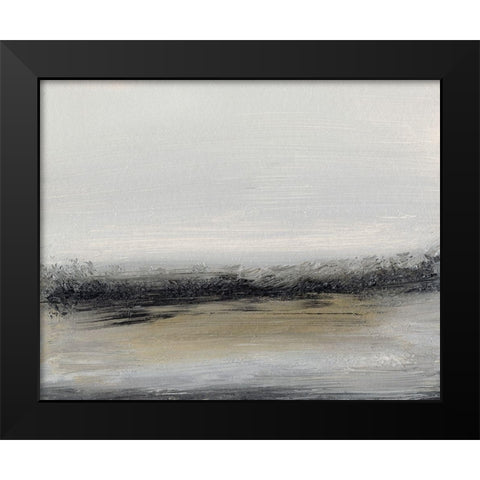 Mist I Black Modern Wood Framed Art Print by Gordon, Sharon