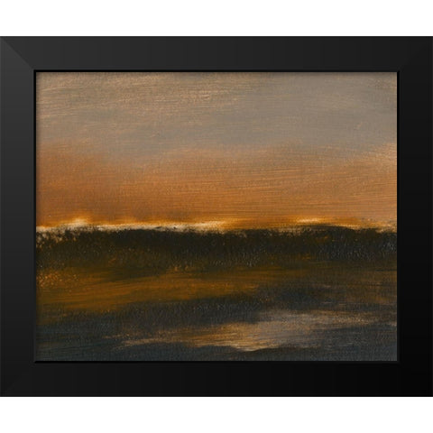 Dawning I Black Modern Wood Framed Art Print by Gordon, Sharon