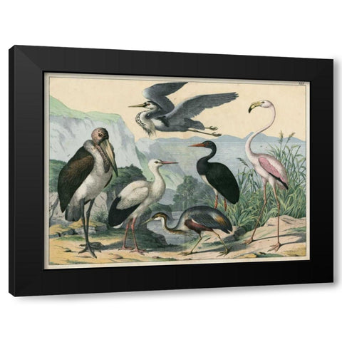 Water Guardians Black Modern Wood Framed Art Print by Unknown