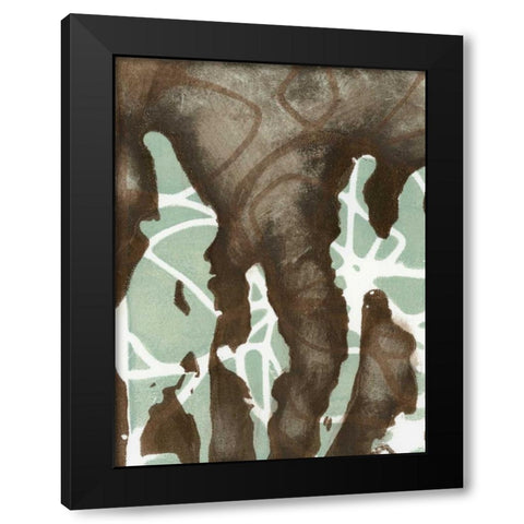 Silhouette Reversal I Black Modern Wood Framed Art Print with Double Matting by Goldberger, Jennifer